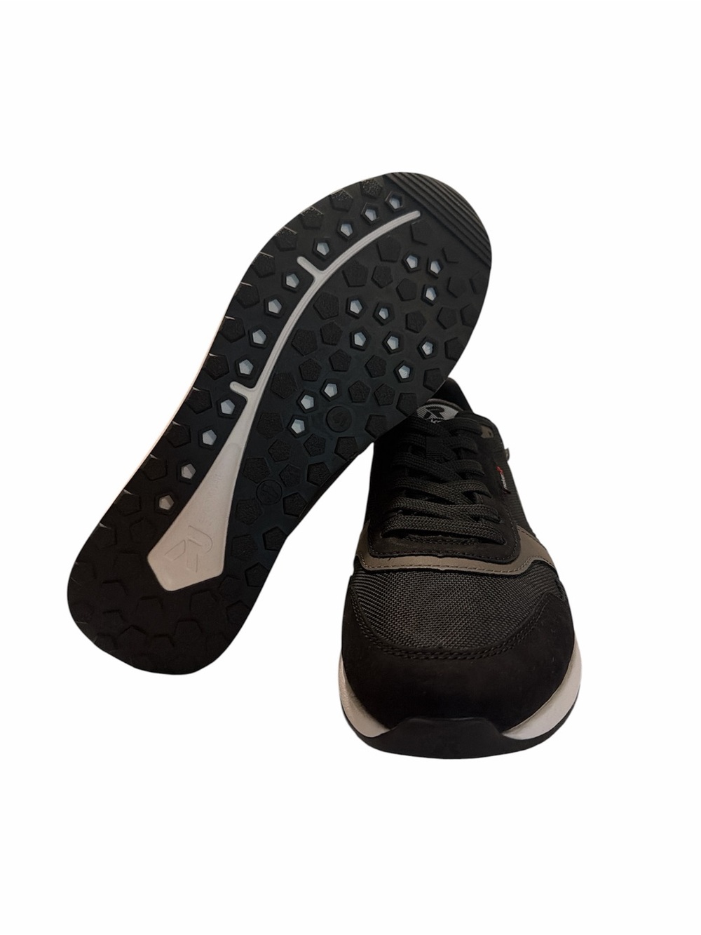 Rieker Men's Black and Gray Casual Sneakers